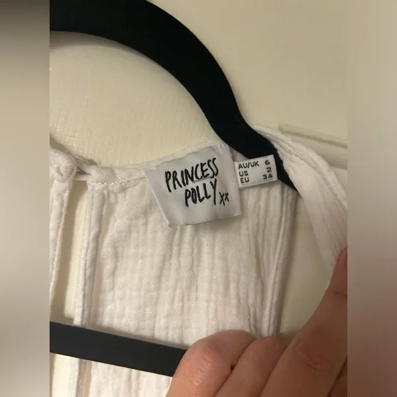 PRINCESS POLLY Lakeisha White Mini Dress - Picture 5 of 6